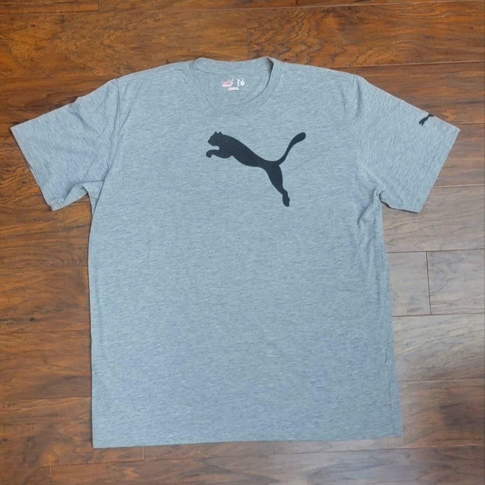 Puma Men's Grey Size Large T-Shirt